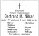 Dødsannonse Bertrand M. Nilsen