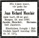 Dødsannonse Jean Richard Monclair