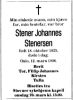 Dødsannonse Stener Johannes Stenersen