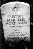 Gravstein for Gustav Marcelino Mortensen