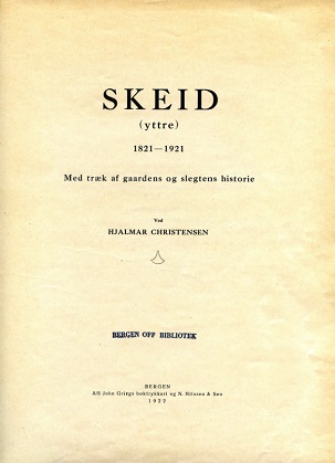 Skeid (yttre) 1821-1921